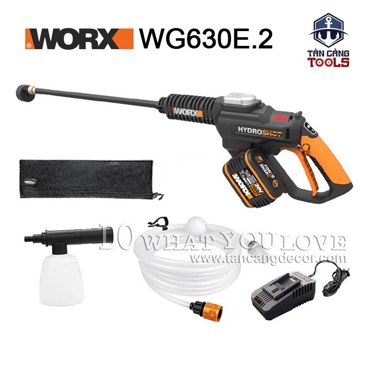 Máy xịt áp lực pin worx hydroshot wg630e.5