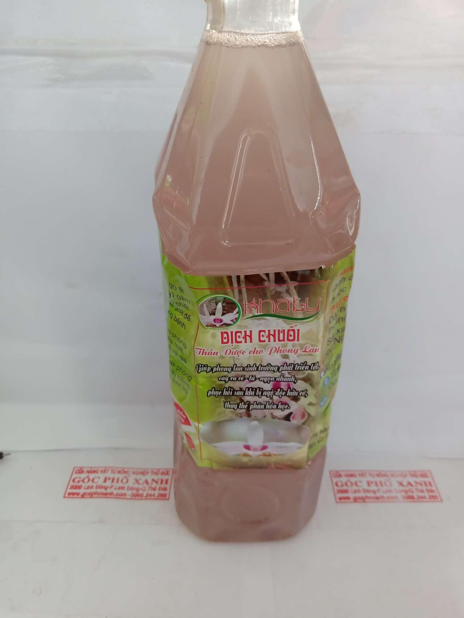 Dịch chuối cho phong lan chai 1 lít
