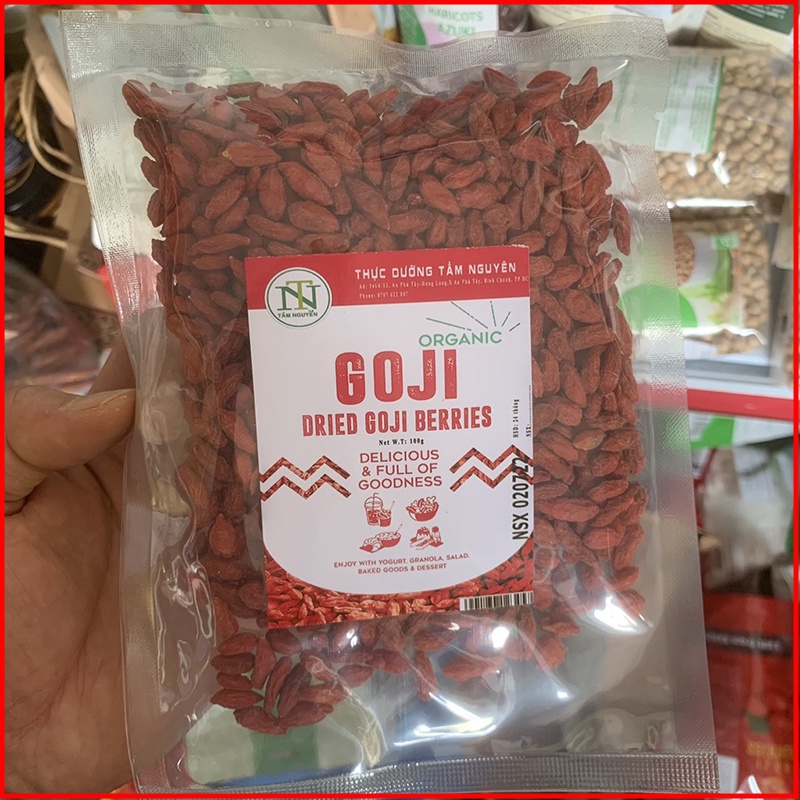 Kỷ tử đỏ sấy khô gói 100g