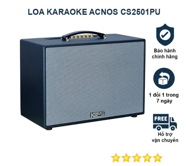 Loa kéo karaoke loa kéo karaoke mini bluetooth xách tay acnos cs2501pu