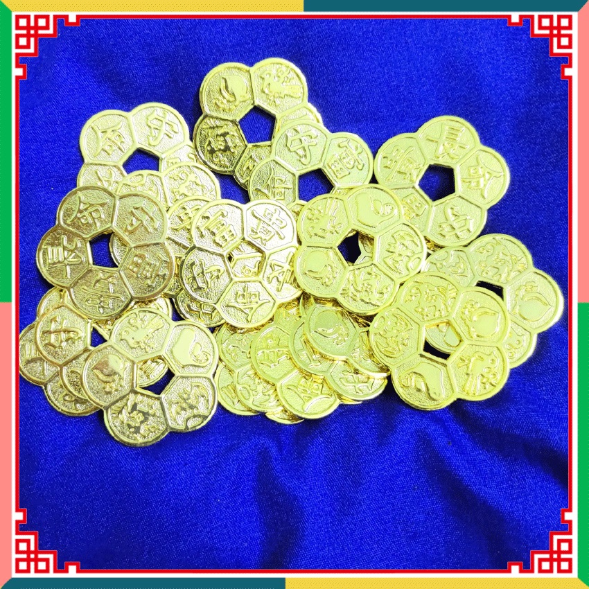 Đồng Xu Hoa Mai Kim Tiền