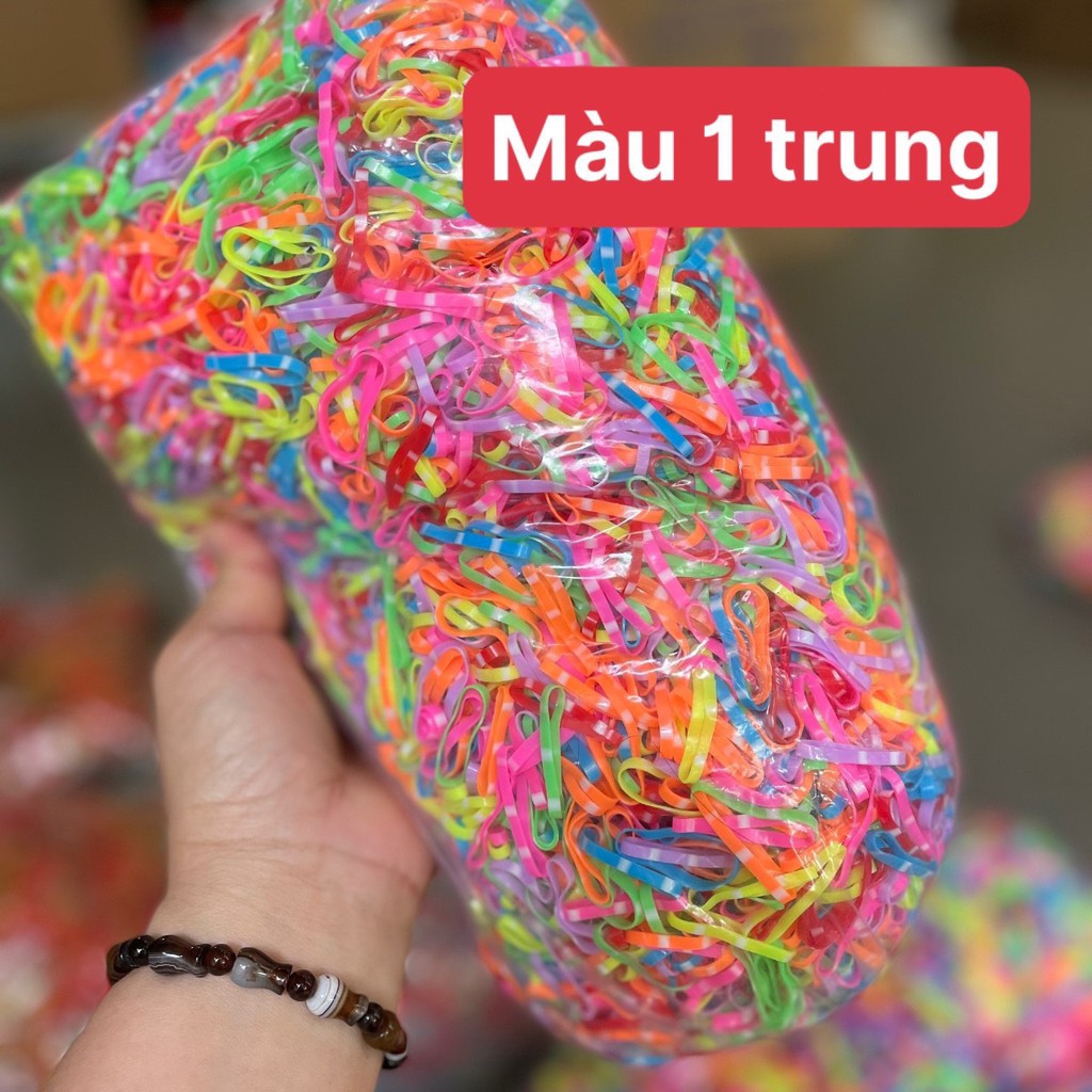 500GR_THUN CỘT TÓC ĐEN BẢNG VỪA