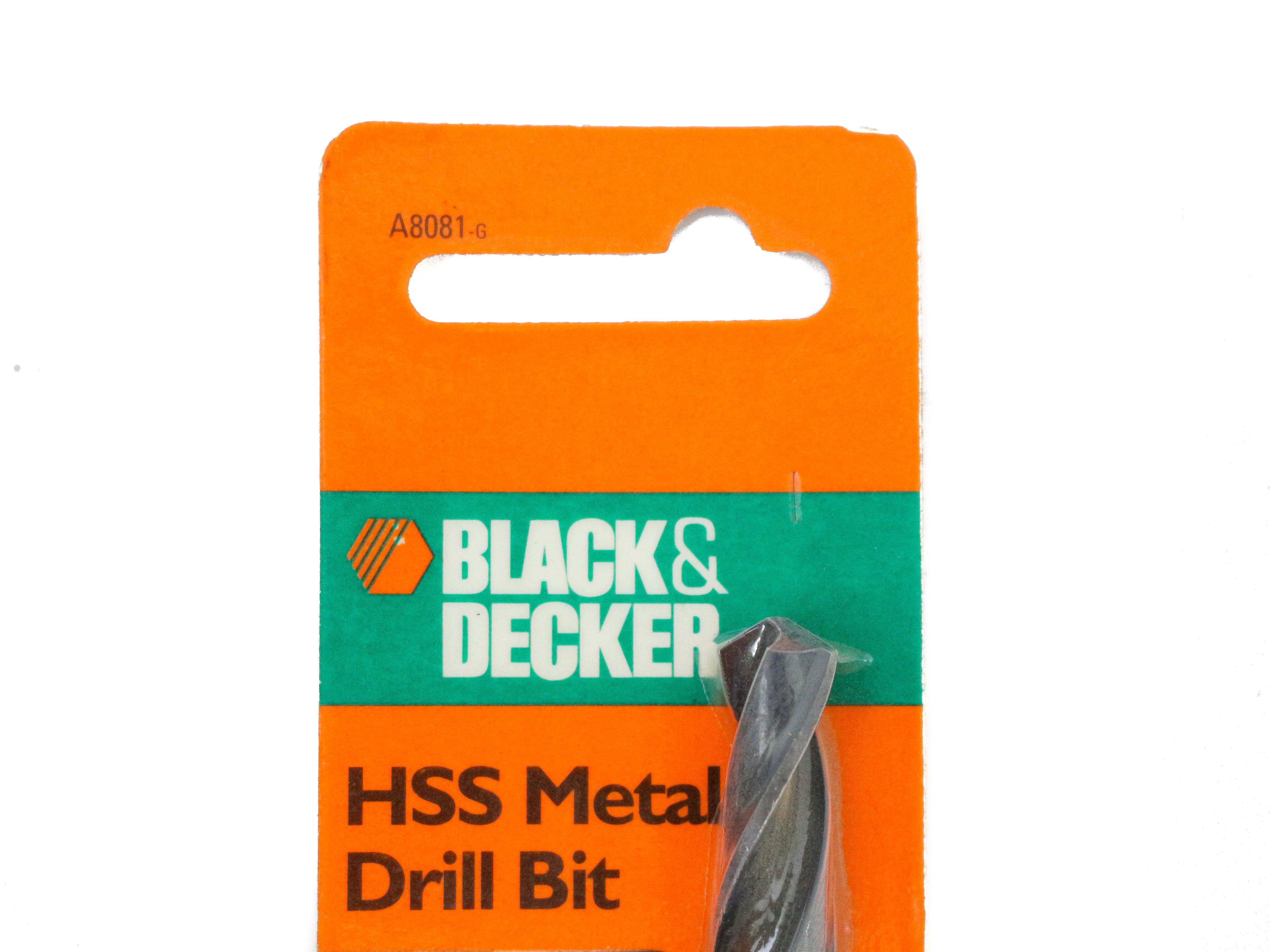 Mũi khoan sắt 10MM HSS Black & Decker A8081