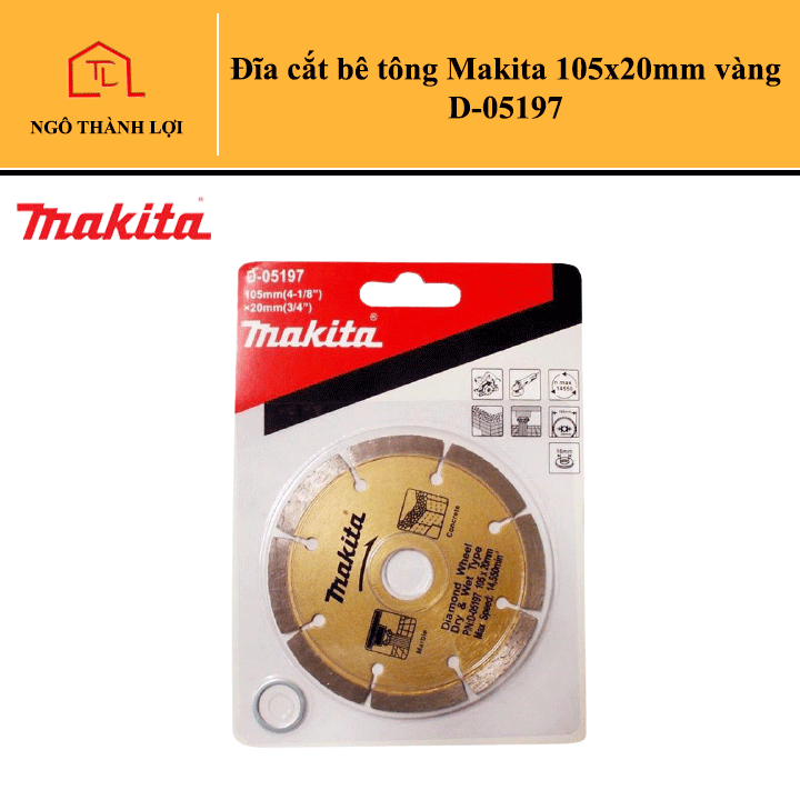 Đĩa cắt bê tông makita 1 tấc d-05197