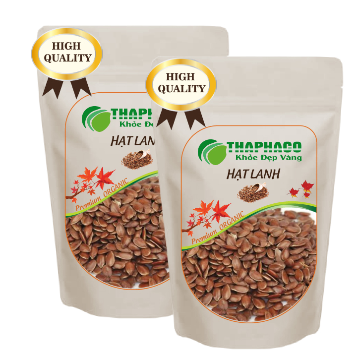 [Túi 1kg] Hạt Lanh Hữu Cơ, Chuẩn Oganic - Thaphaco - Hàng Sạch Giá Tốt