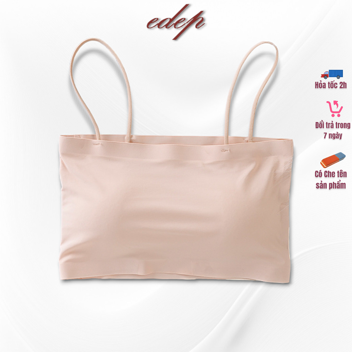 [HCM]ÁO BRA ĐÚC SU QUÂY 2 DÂY CHẤT MÁT LỊM 8881