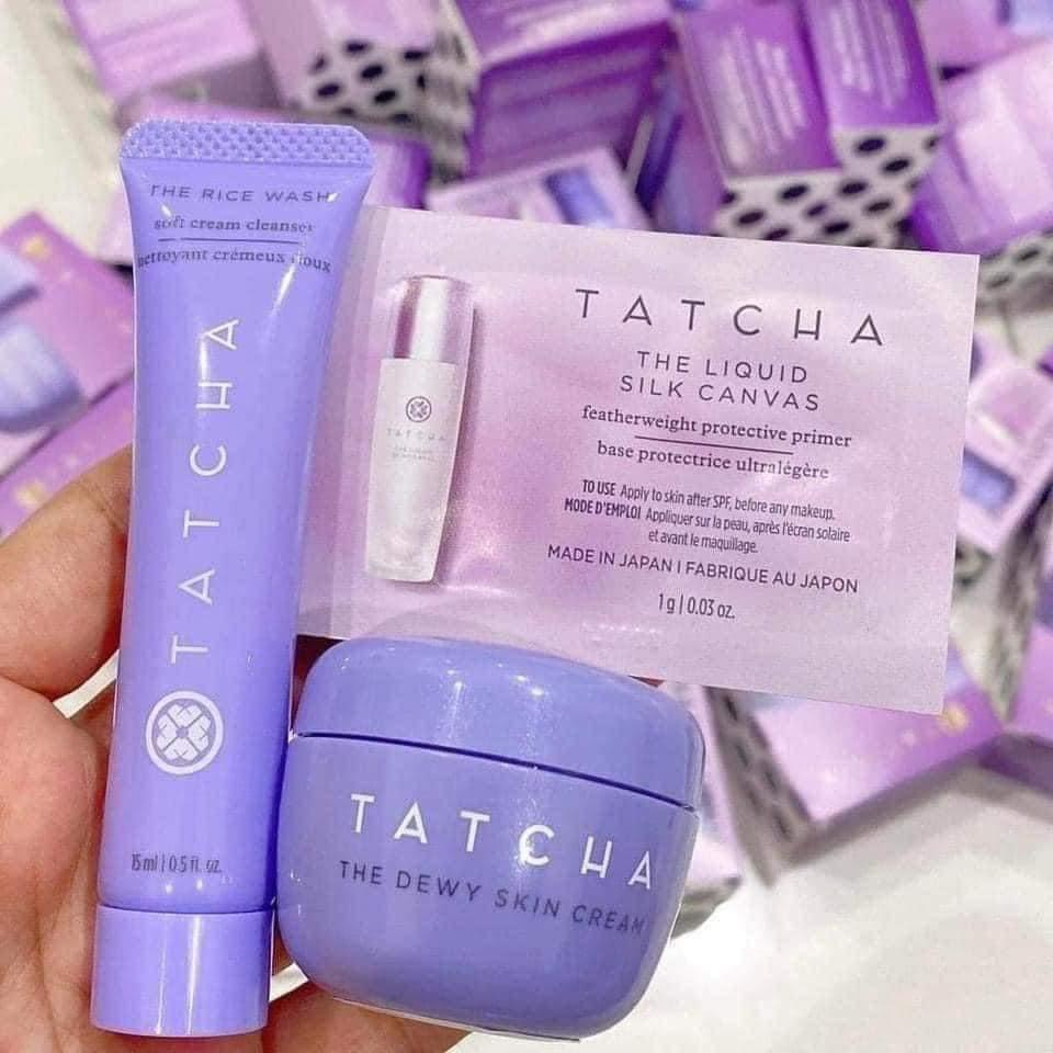 [GIẢM 5% ĐƠN 129K]SET kem dưỡng da - sữa rửa mặt  TATCHA