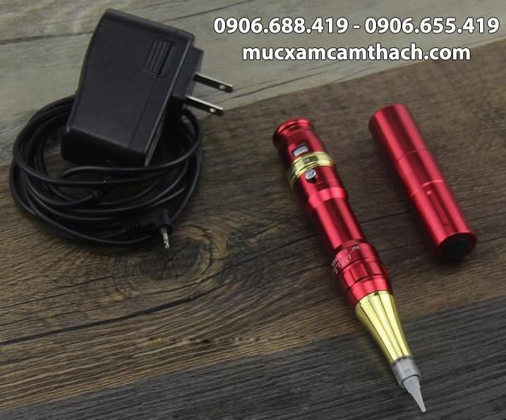 [HCM]Máy xăm tích điện IDM có kèm pin phụ