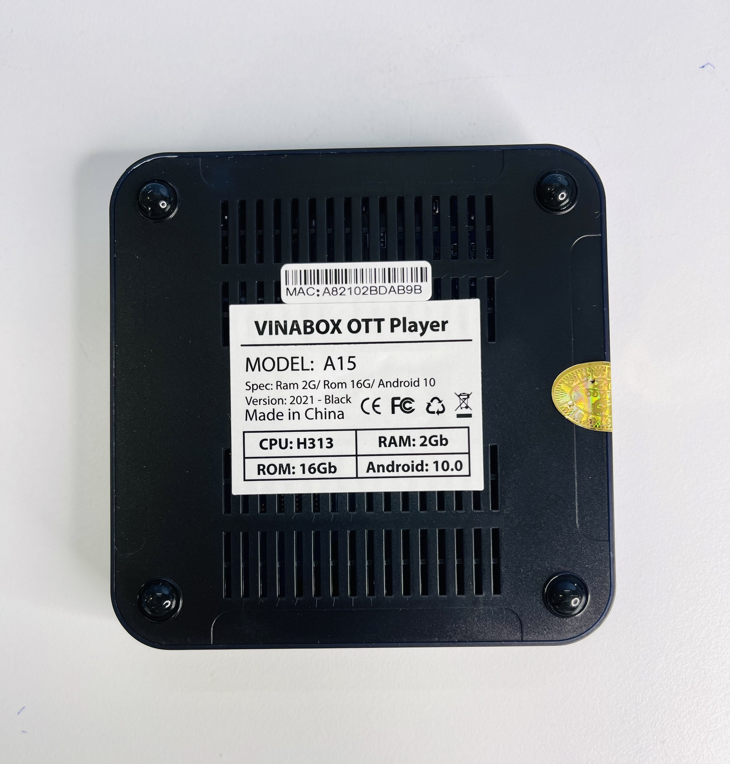 Box Vinabox A15 Đen, Android 10.0 (RAM 2GB) -SP001851