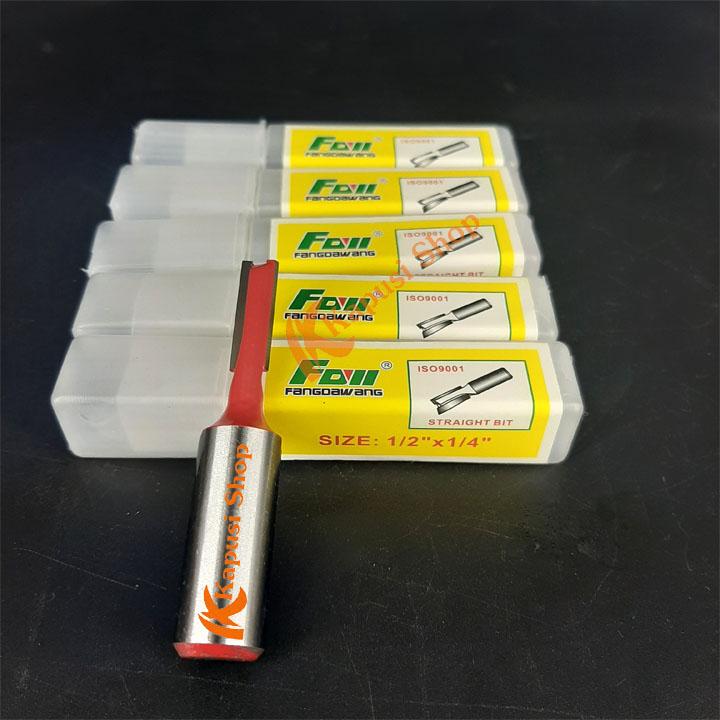 Bộ 5 mũi soi, mũi phay thẳng 6mm Favi
