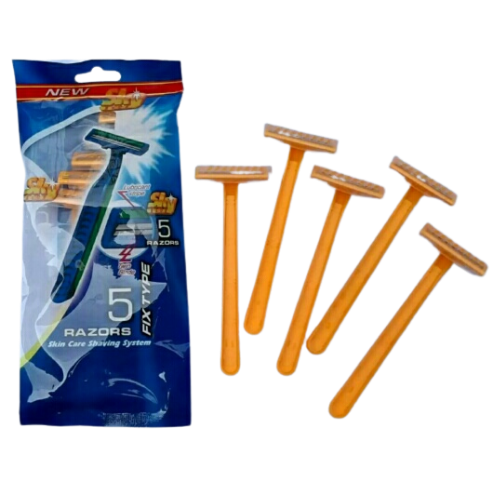 [HÀNG CÓ SẴN]Combo 5 cây dao cạo râu Razors(màu vàng)
