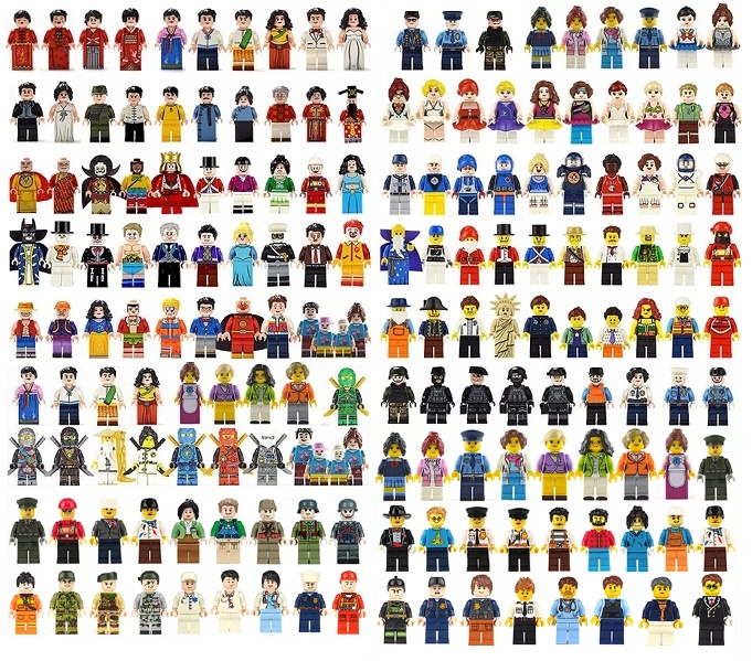 Combo 5 NHÂN VẬT Lego MINIFIGURES