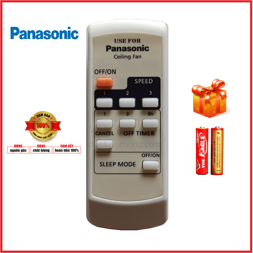 Điều Khiển Quạt Trần Panasonic