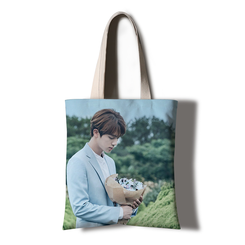 Túi tote đeo vai in hình BTS Love Yourself cực đẹp dành cho bạn gái