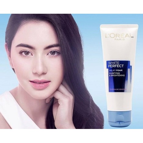 [HCM]Sữa Rửa Mặt Làm Sáng Da LOreal White Perfect Milky Foam - 100Ml