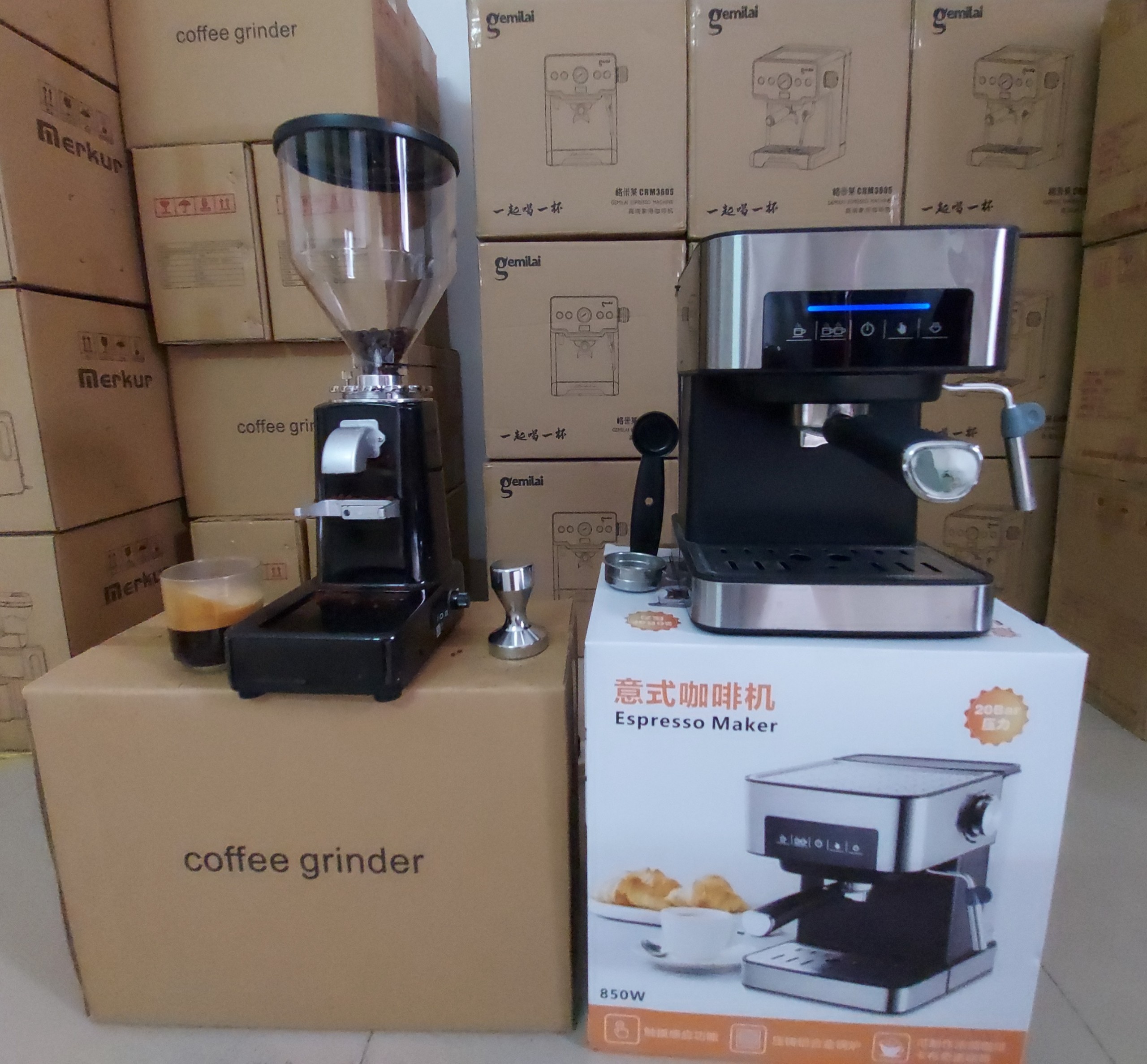 Combo Máy Pha Cafe CM 6863 + Xay 019