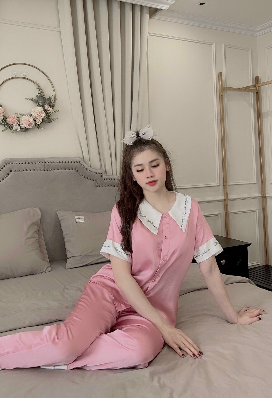 Đồ ngủ satin, Đồ ngủ Lụa, Đồ bộ pijama lụa cao cấp