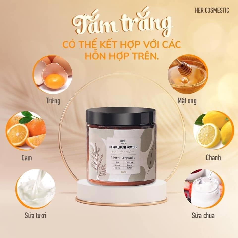 2 TÚI BỘT TẮM TRẮNG THẢO DƯỢC CHỈ 99.OOO VNĐ