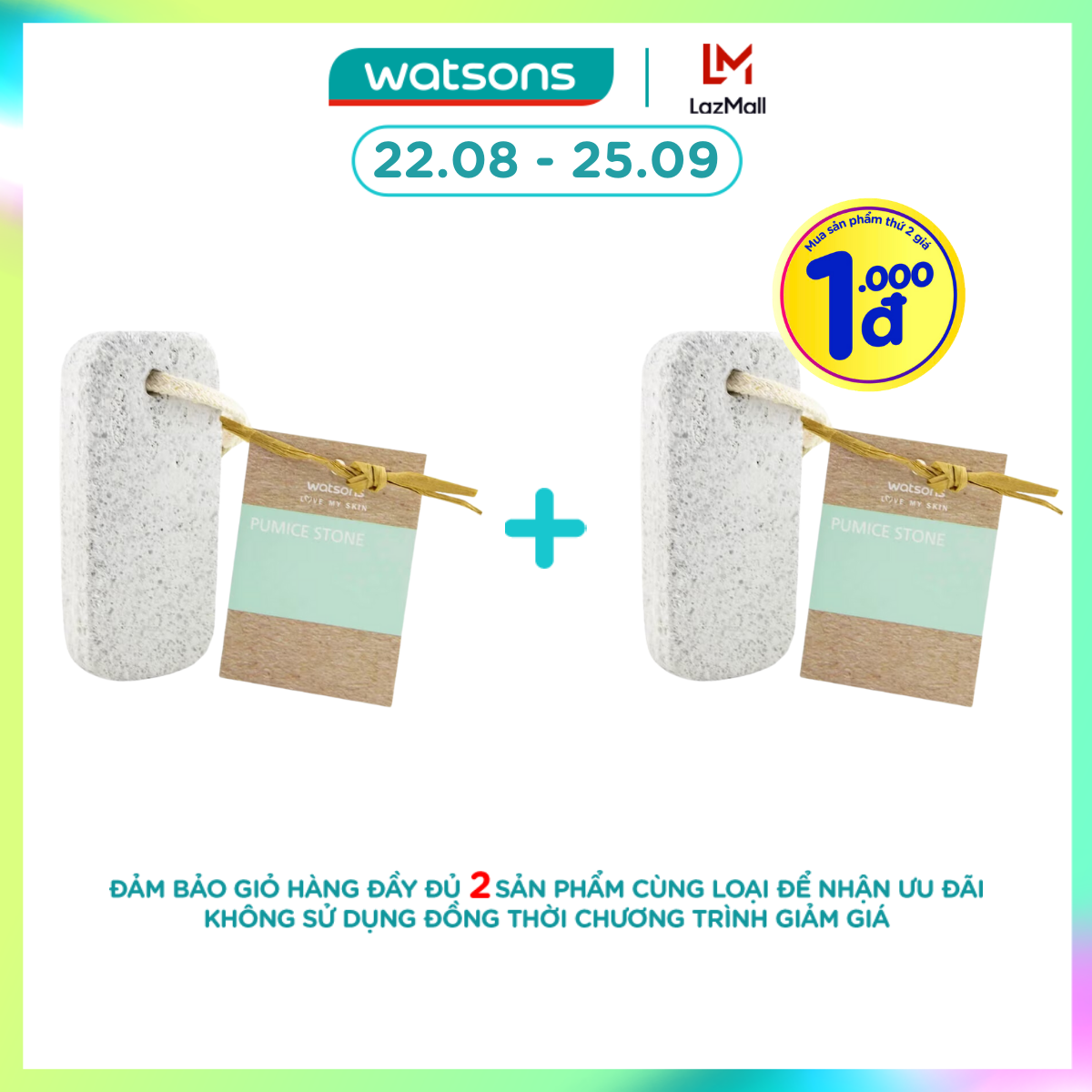 Đá Bọt Biển Chà Gót Chân Watsons Pumice Stone