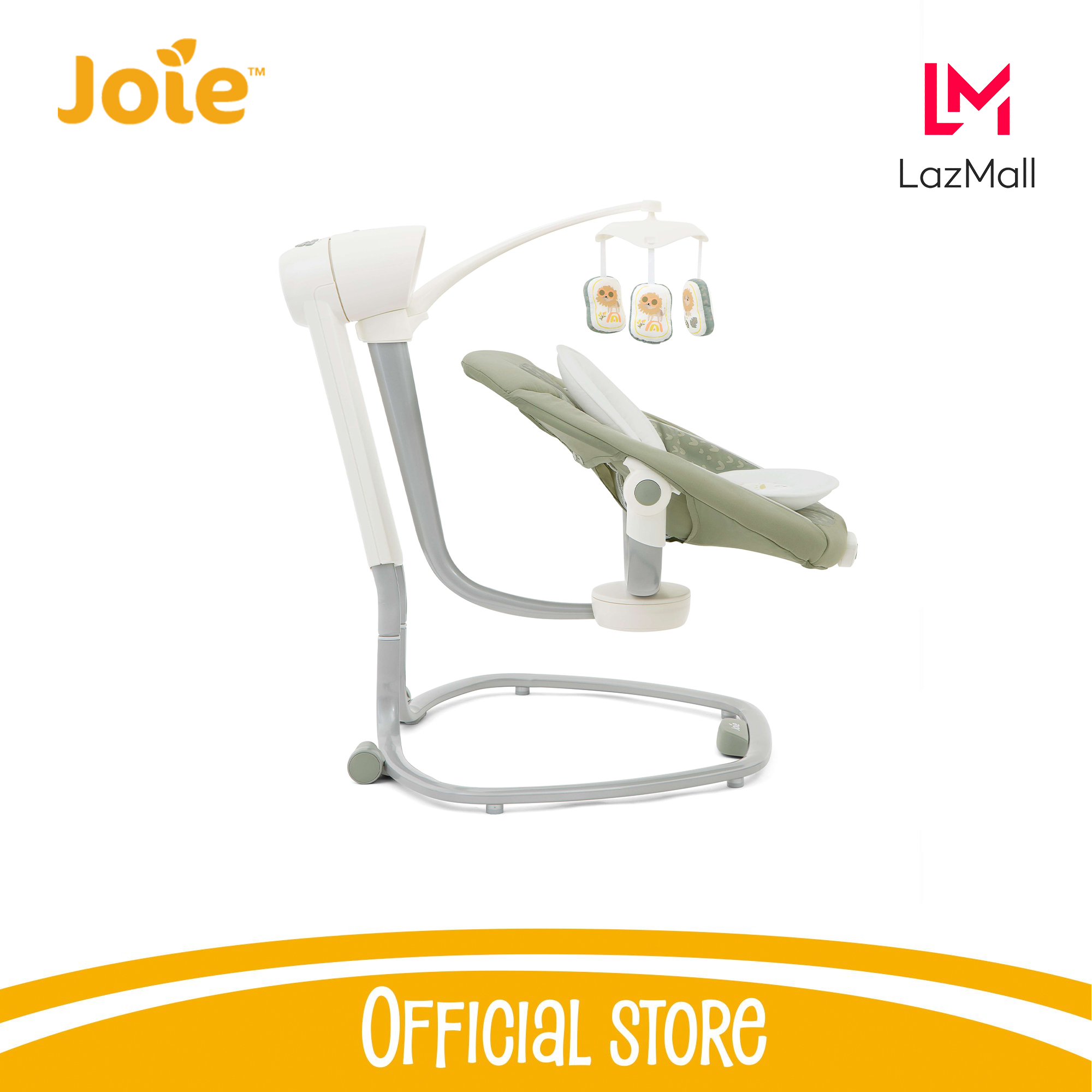 Nôi đưa trẻ em Joie Serina Swivel