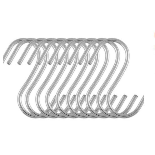 Combo 10-  Móc treo chữ S inox 7 cm (7F)