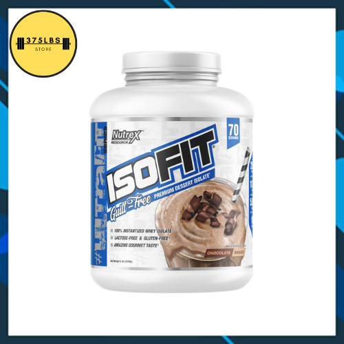 [CHÍNH HÃNG] Sữa tăng cơ Whey Isolate IsoFit Nutrex 5Lbs- 70 lần dùng- Vị mới cực ngon, chất lượng Isolate