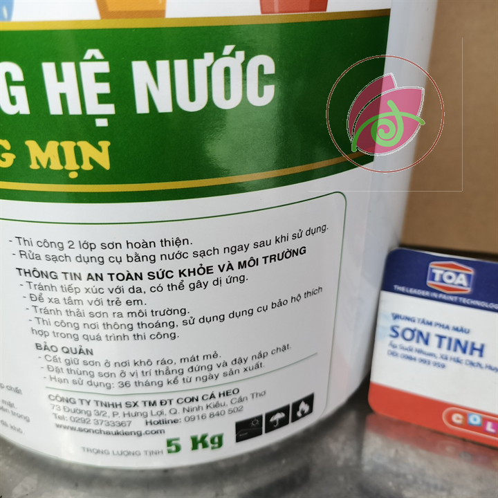 Sơn chậu Kiềng, cảnh DOLPHIN hệ nước LON 5kg