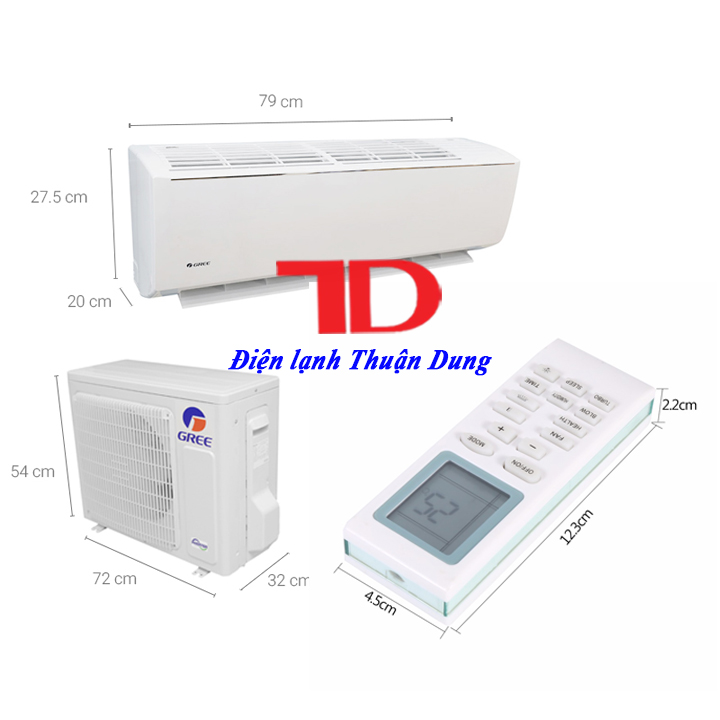 Remote máy lạnh use for GREE, điều khiển dành cho máy lạnh GREE