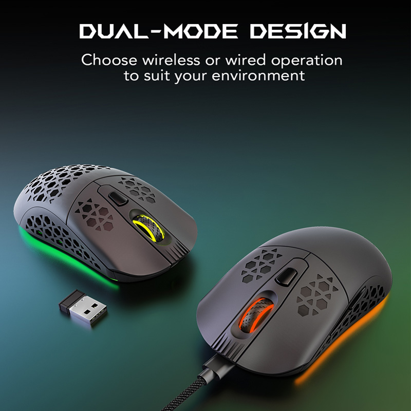 BLACK SHARK BS-M1 3325 wireless dual-mode RGB gaming mouse