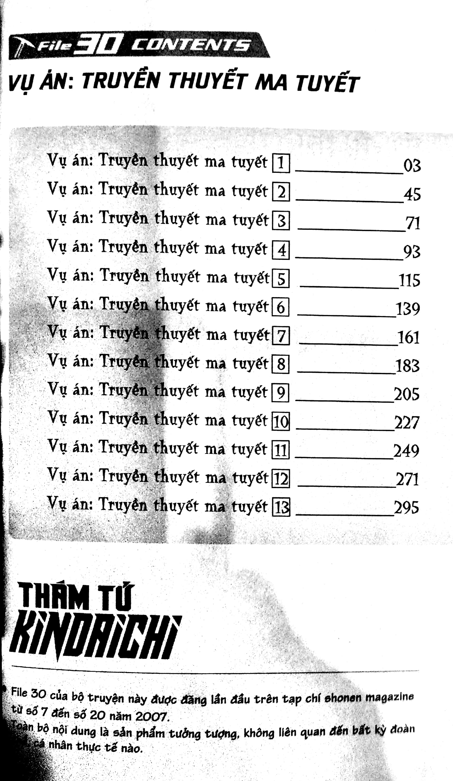 Fahasa - Thám Tử Kindaichi - Tập 30