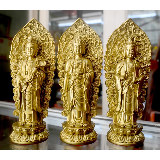 BỘ TƯỢNG TAM THÁNH TÂY PHƯƠNG