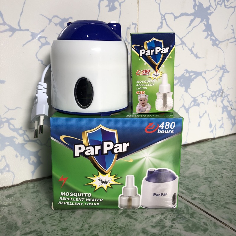 Máy Đuổi Muỗi Xông Tinh Dầu Cao Cấp Par Par Tặng Kèm Lọ Tin Dầu Đuỗi Muỗi