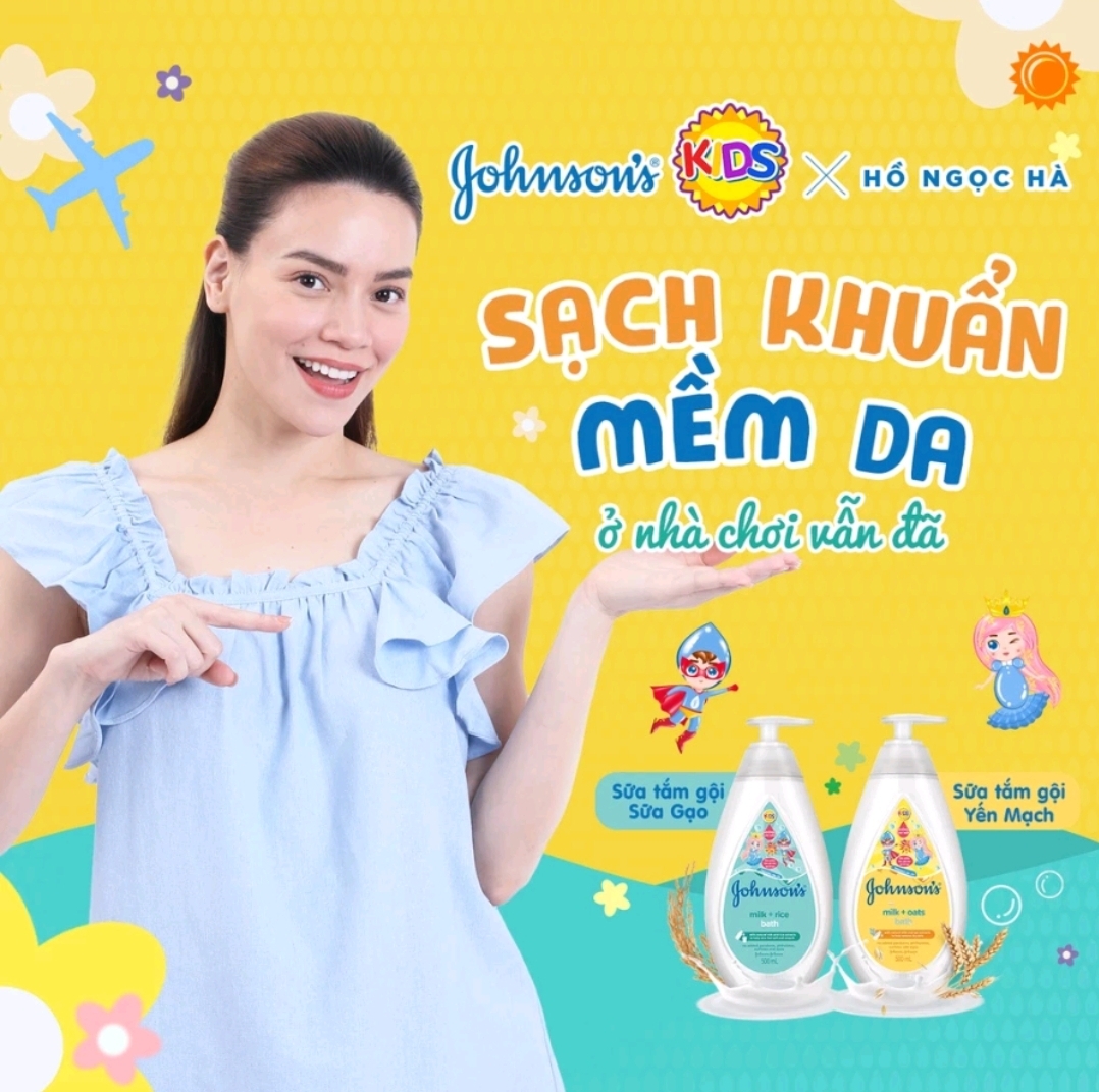 Sữa tắm Johnson's chứa sữa và gạo 1000ml