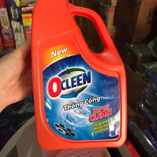 Nước Thông cống OCLEEN siêu mạnh 900ml