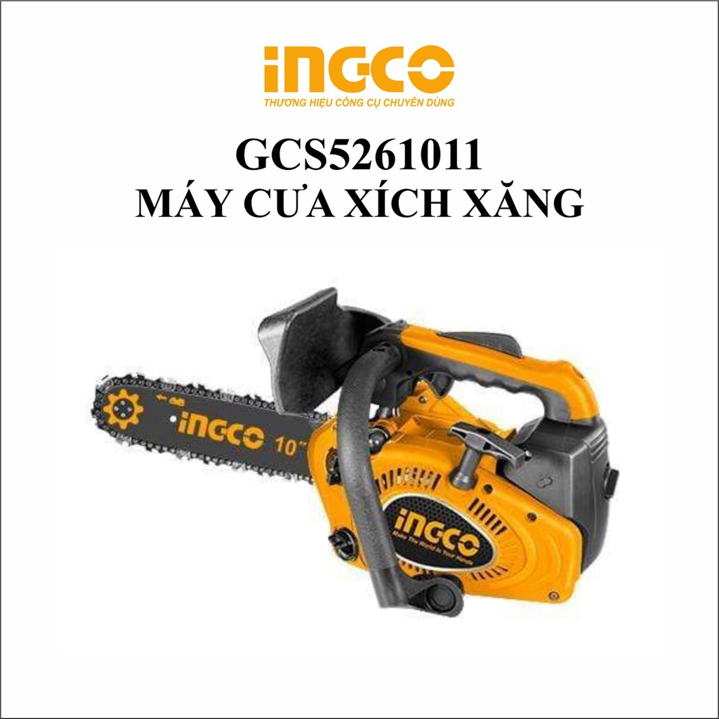 Máy cưa xích xăng 1hp ingco gcs5261011