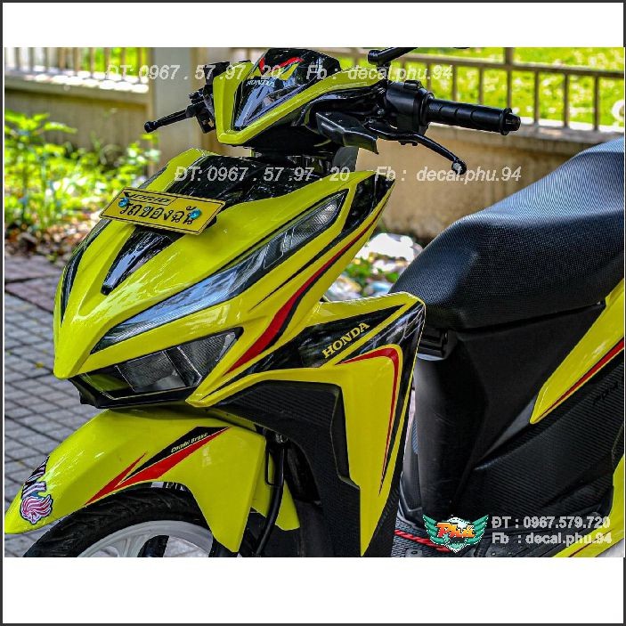 Tem rời Vario Vàng đen đỏ (B)