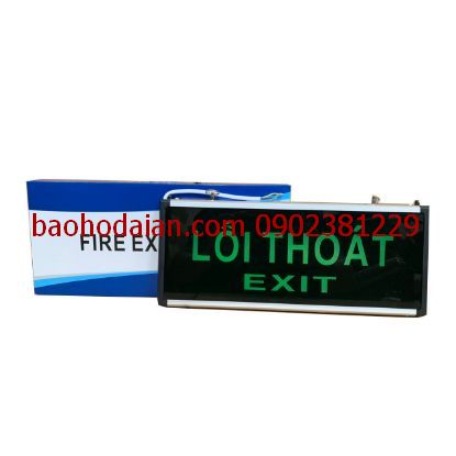 Đèn exit thoát hiểm dùng điện loại 1 mặt AED