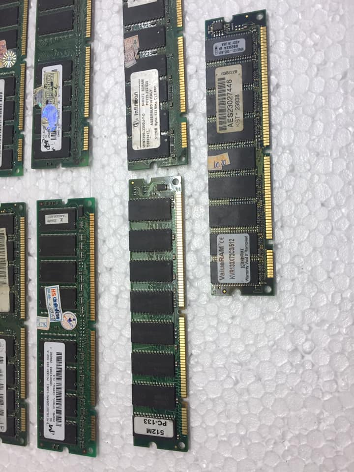 Ram SDRam Máy tính để bàn 512Mb PC 100 PC 133