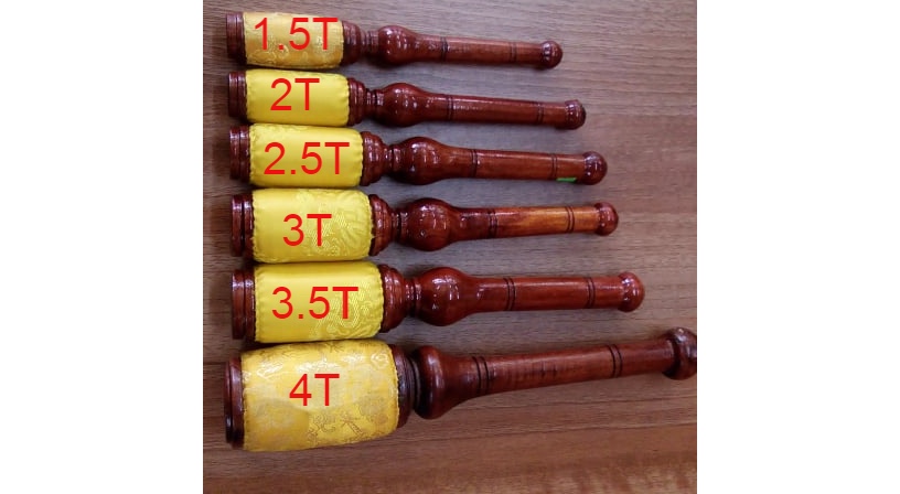dùi đế chuông mỏ tụng kinh 3,5tay