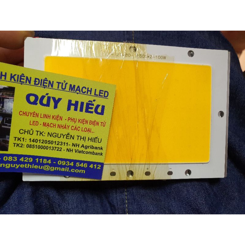 nhân led 100w  dùng qua chấn lưu