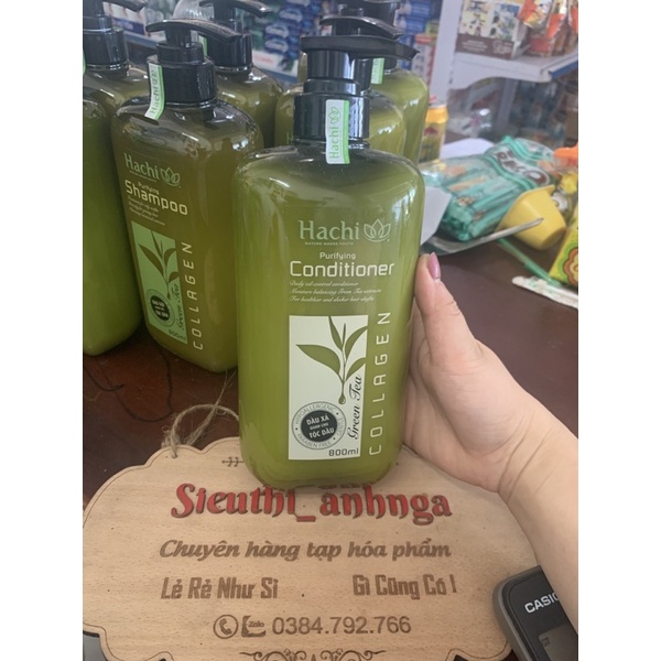 Dầu Gội/Xả Hachi 800Ml
