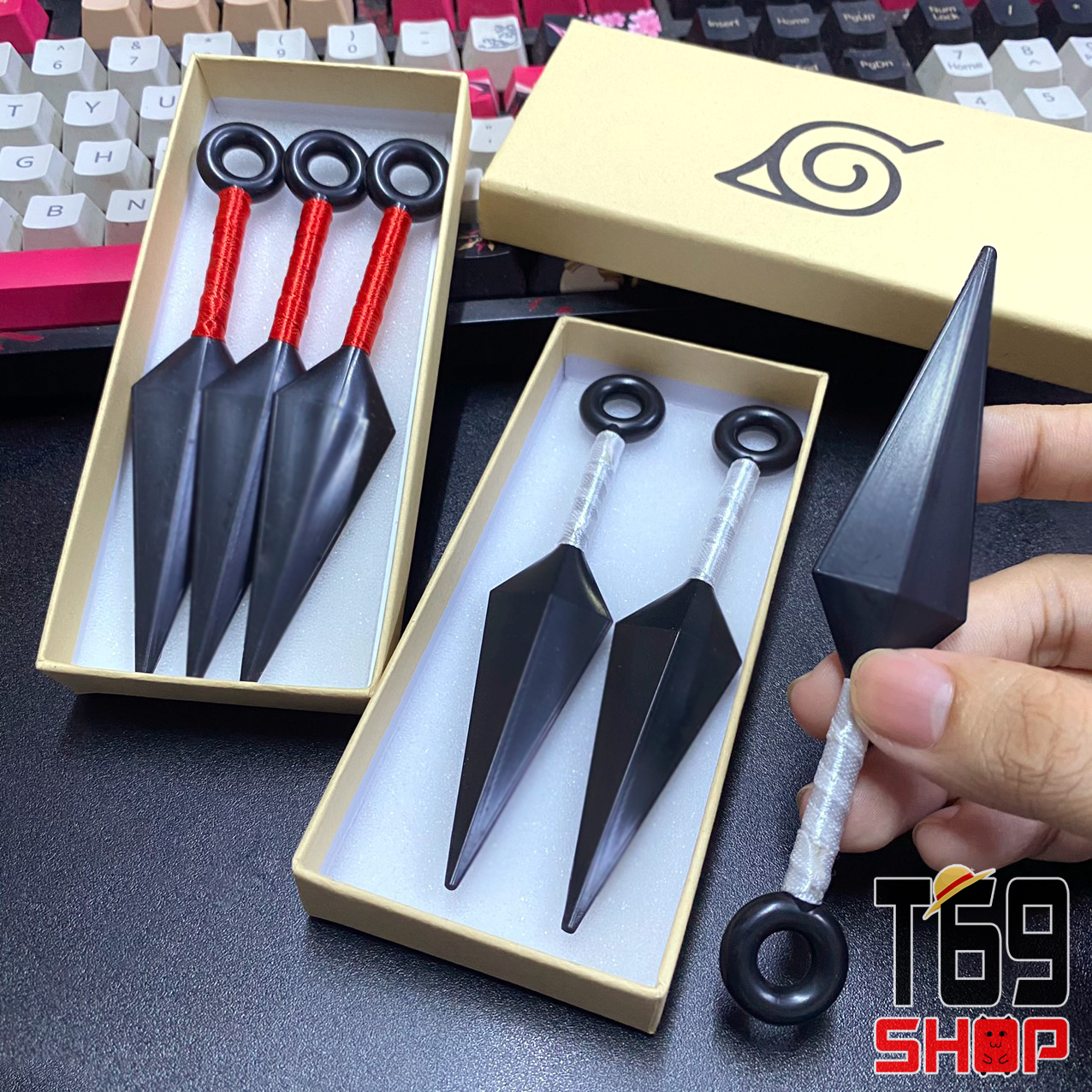Bộ 3 kunai nhựa anime Naruto - size 13cm [T69 Shop]