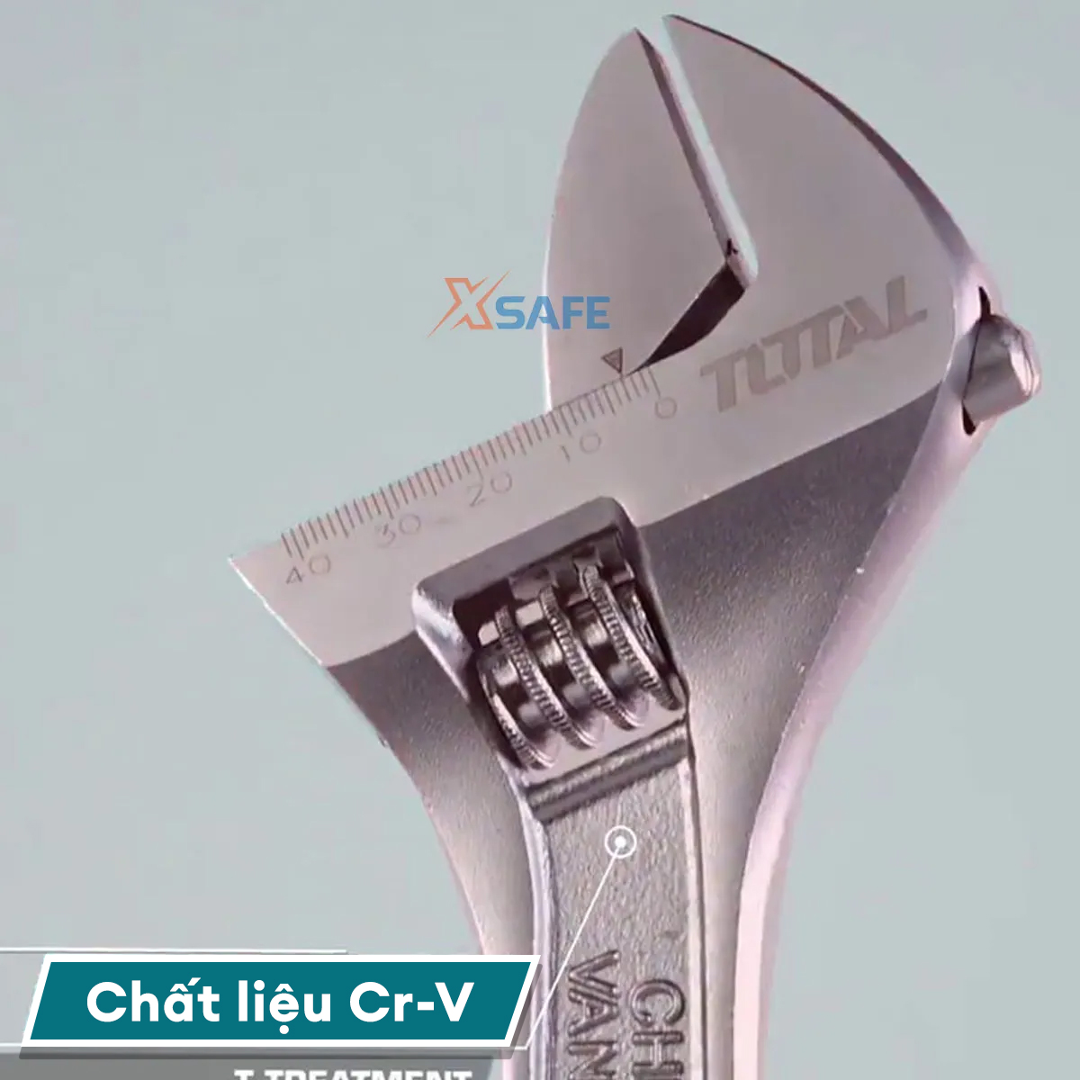 Mỏ lết cầm tay đa năng Total Ingco Wadfow chất liệu thép cao cấp siêu cứng điều chỉnh độ mở sửa chữa tháo mở bulong mỏ lết công mỏ lết răng