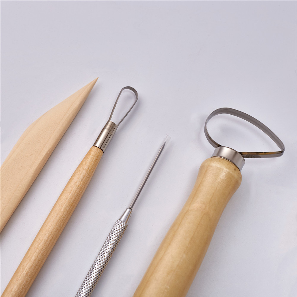 Bộ dụng cụ làm gốm đất sét 8 món