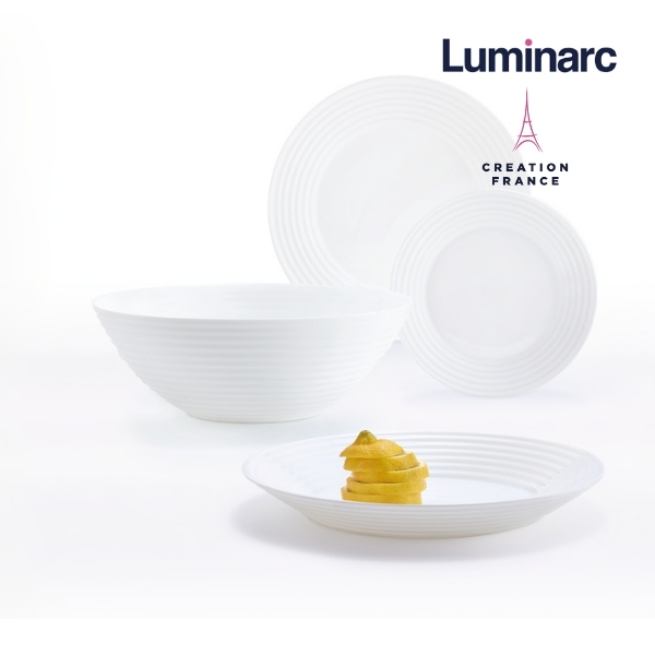 Bộ 6 Đĩa Thuỷ Tinh Luminarc Harena 19cm- LUHAN5414