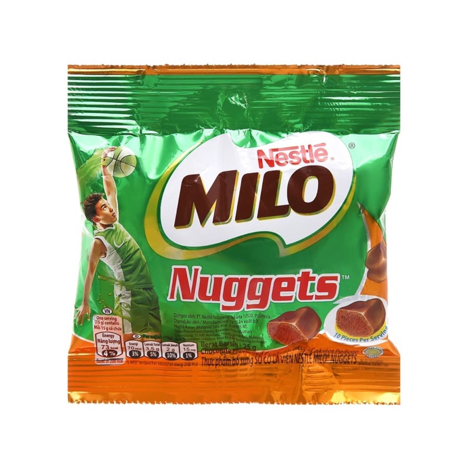 SOCOLA VIÊN NESTLE MILO NUGGETS 25G