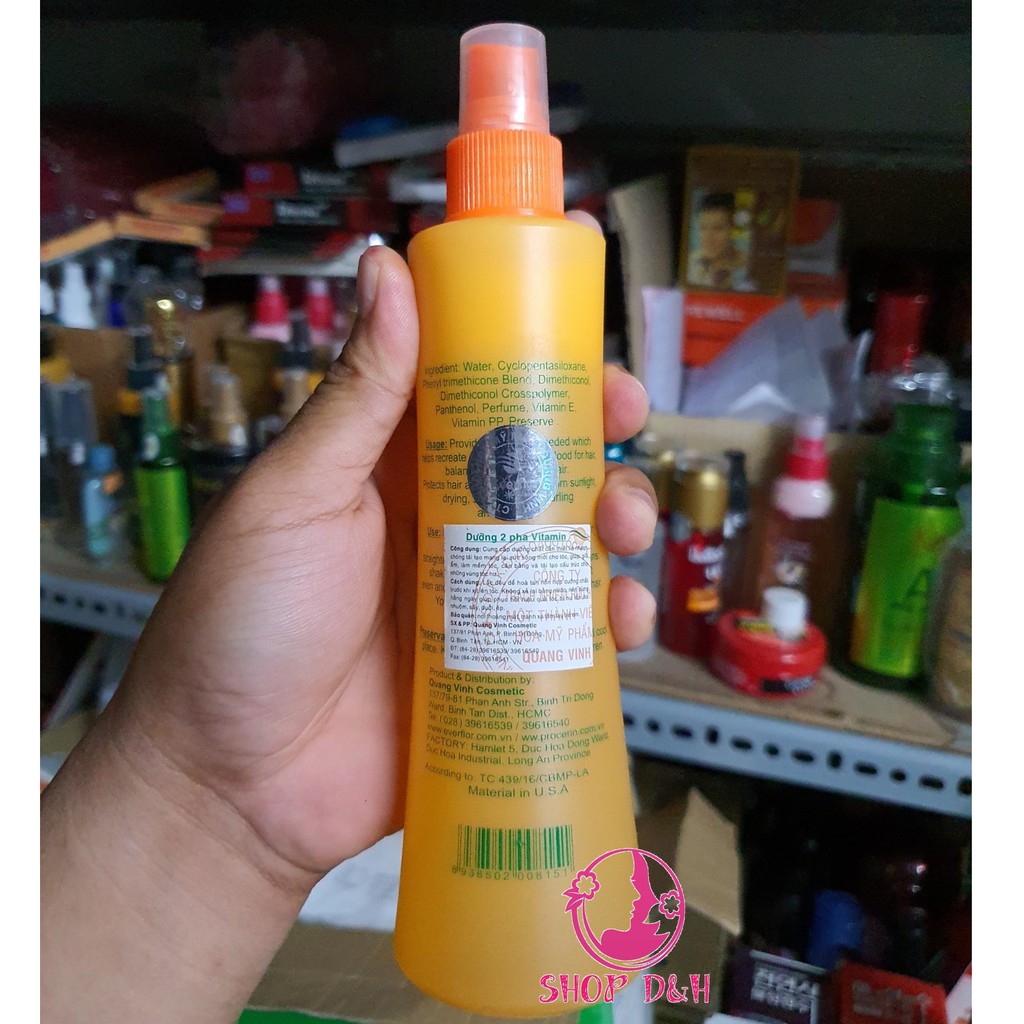 Xịt Dưỡng Tóc Everflor 250Ml
