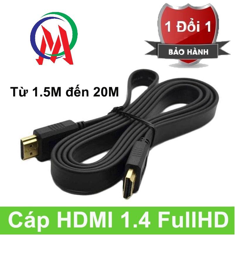 [HCM]Dây hdmi dây dẹp(1.4 full hd) 15M