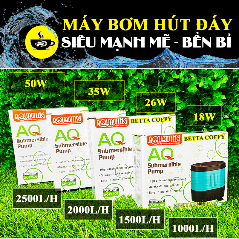 Máy bơm hút đáy 360 aquawing aqp