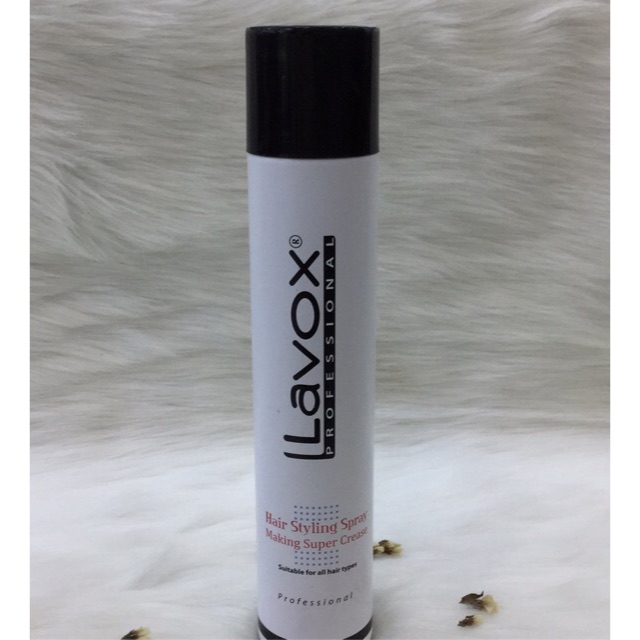 Keo tạo kiểu tóc cứng Lavox 420ml